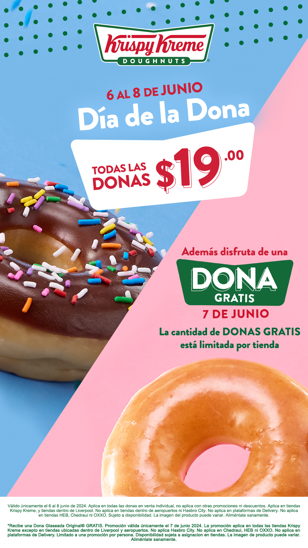 Krispy Kreme celebra su Día de la Dona