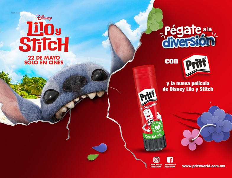Pritt celebra la creatividad infantil junto a Disney en la premier de “Lilo y Stitch”
