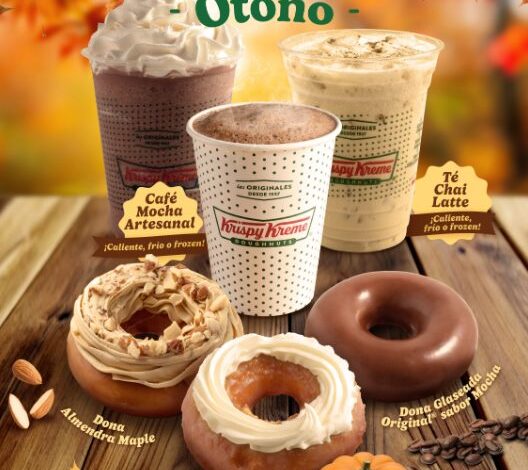 Krispy Kreme se suma a la temporada de otoño con nuevos sabores de pumpkin, maple y chai