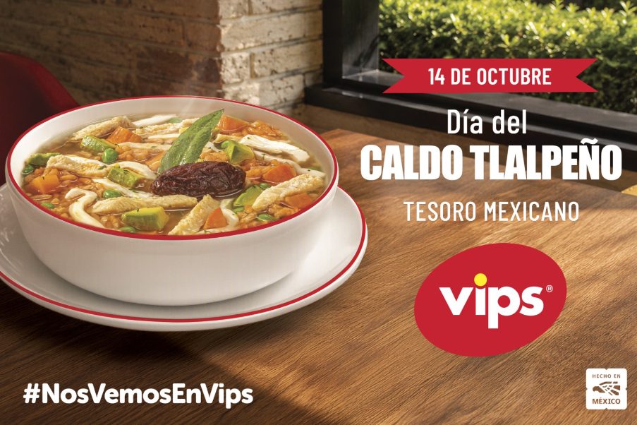 Caldo Tlalpeño: el clásico mexicano que Vips celebra con sabor a tradición